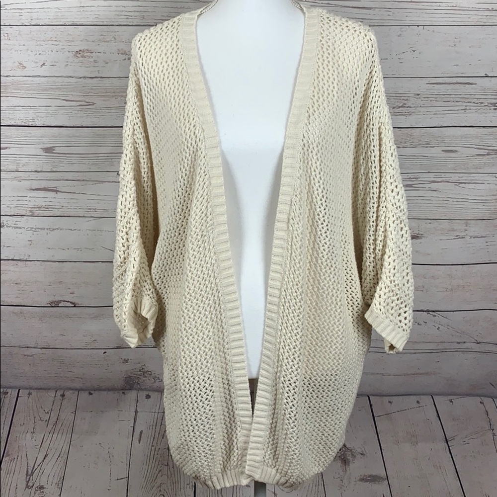 Anthropologie Batwing Knit Cardigan Sweater M size